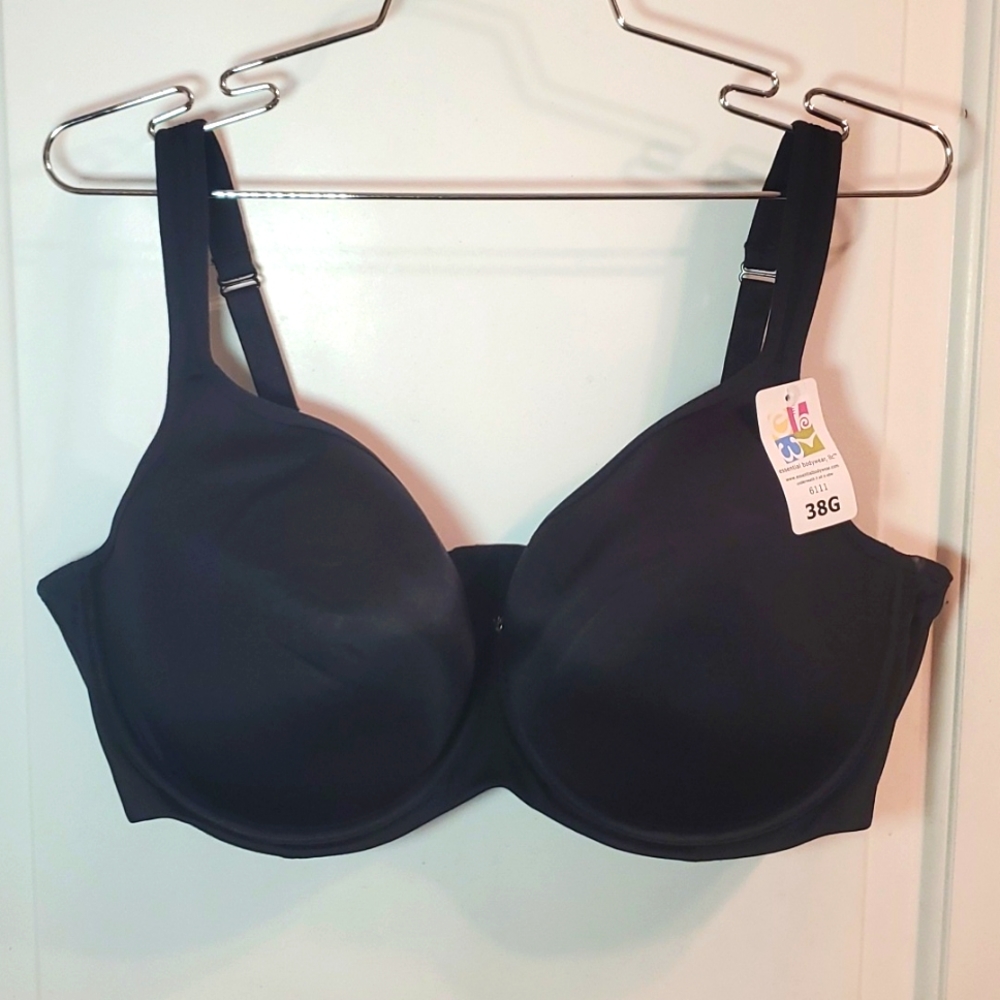 NWT Many sizes!  Essential Bodywear black Abbie Bras - Picture 4 of 5